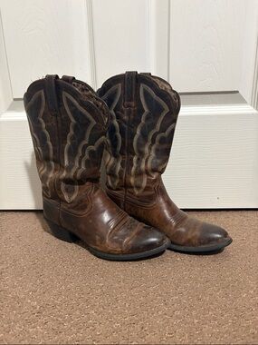Ariat Brown Leather Women's Western Heeled Boots